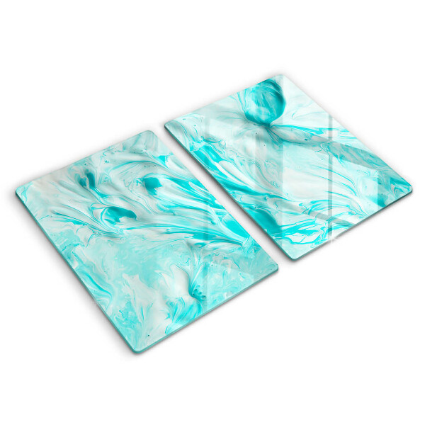 Glass chopping board Paints abstraction