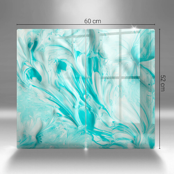 Glass chopping board Paints abstraction