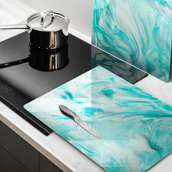 Glass chopping board Paints abstraction