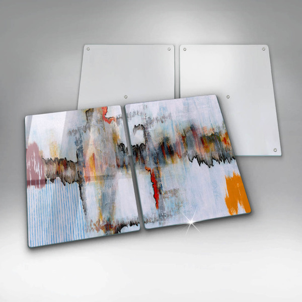 Glass chopping board Paints abstraction