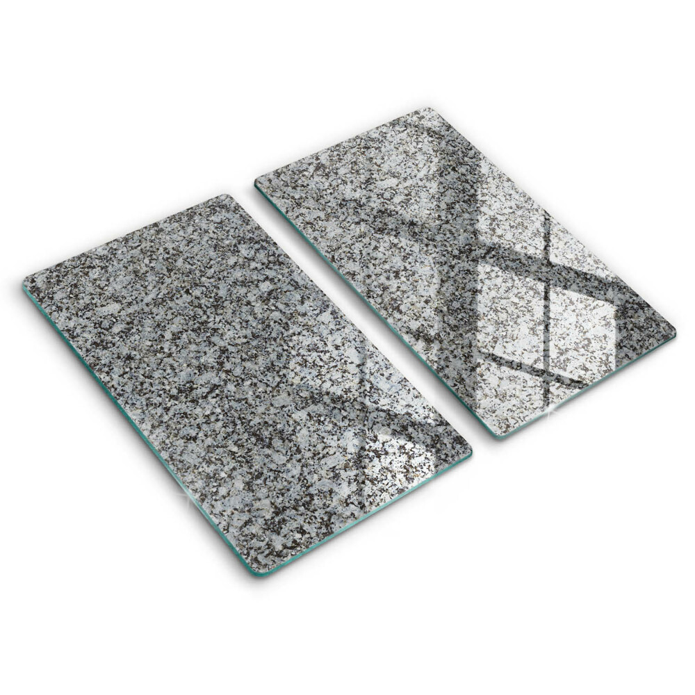 Glass chopping board Stone texture