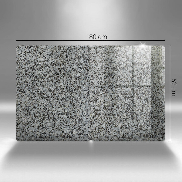 Glass chopping board Stone texture