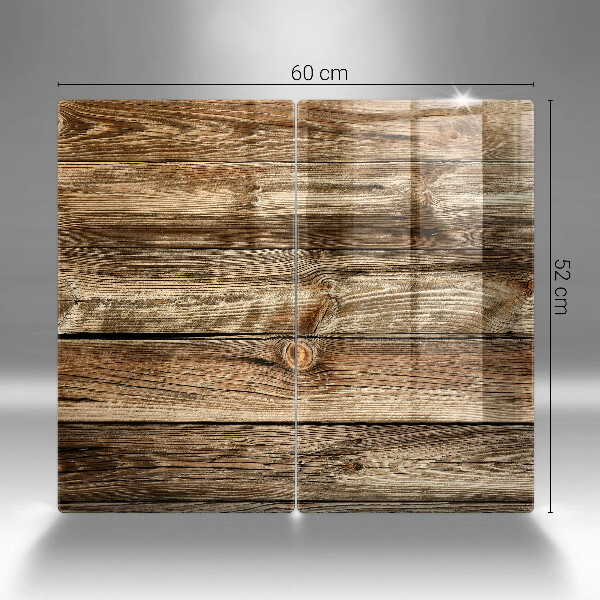 Glass chopping board Wood texture boards