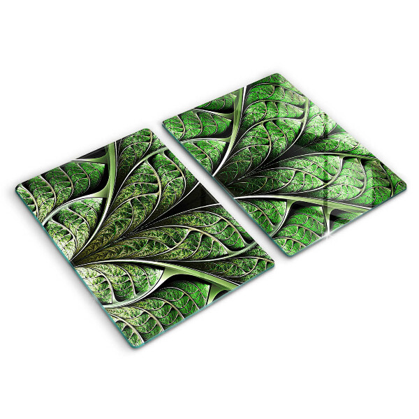 Glass chopping board Vein leaf structure