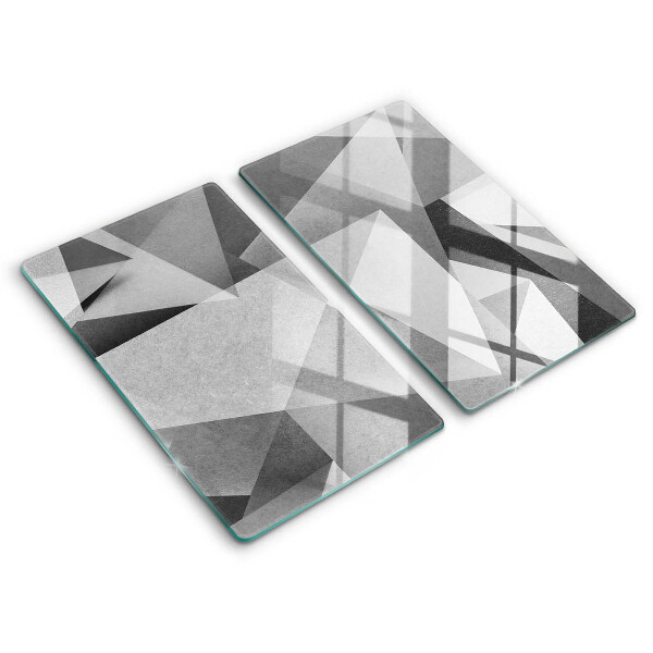 Glass chopping board Concrete sharp abstraction