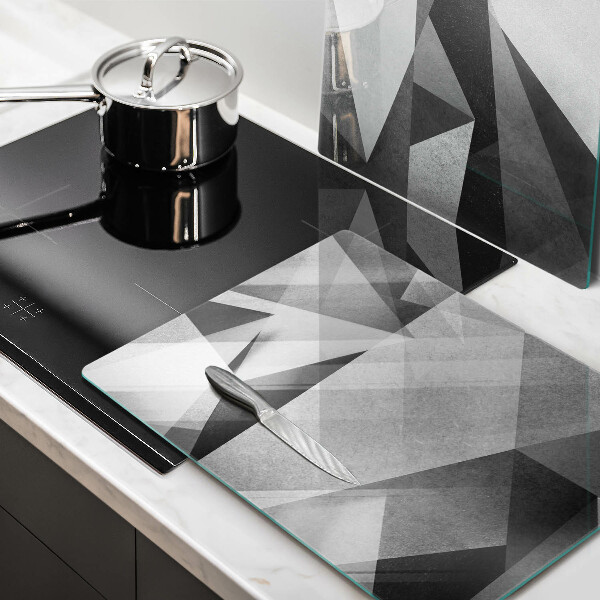 Glass chopping board Concrete sharp abstraction