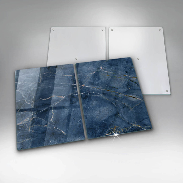 Glass chopping board Stone texture marble