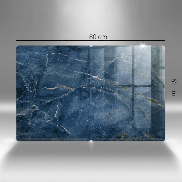 Glass chopping board Stone texture marble