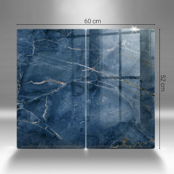Glass chopping board Stone texture marble