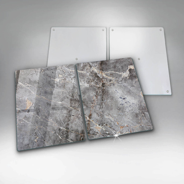 Glass chopping board Stone texture