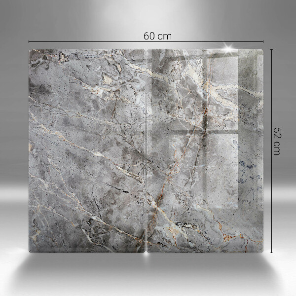 Glass chopping board Stone texture