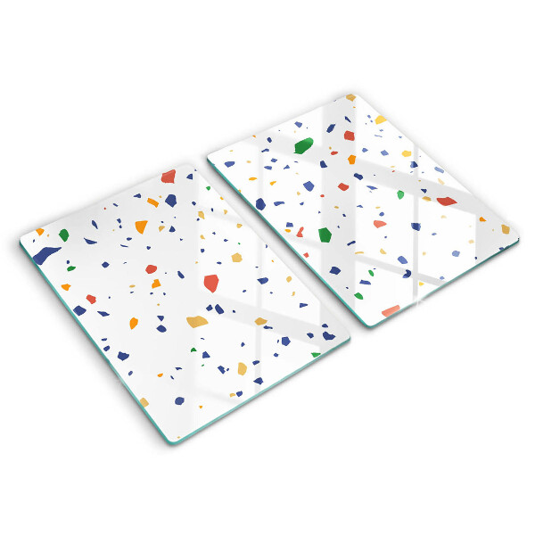 Glass chopping board Colored gres