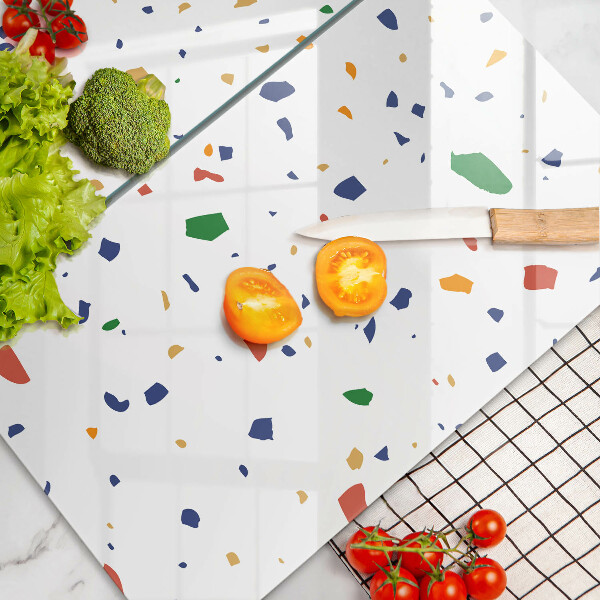 Glass chopping board Colored gres