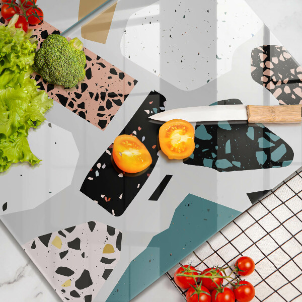 Glass chopping board Stone