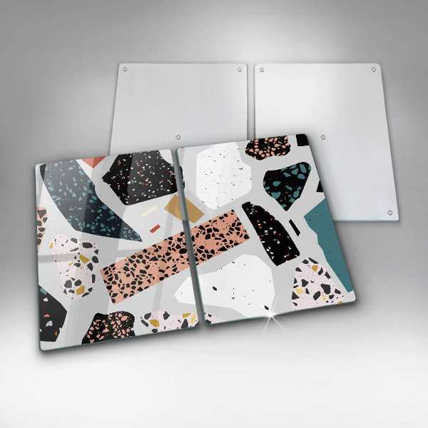 Glass chopping board Stone