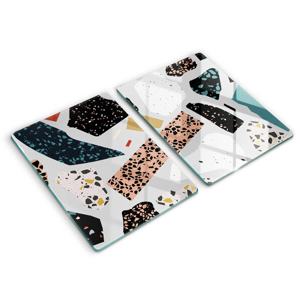 Glass chopping board Stone