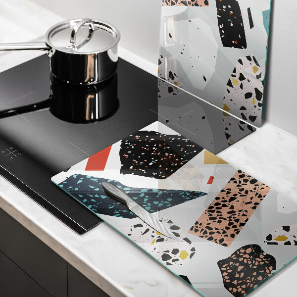 Glass chopping board Stone