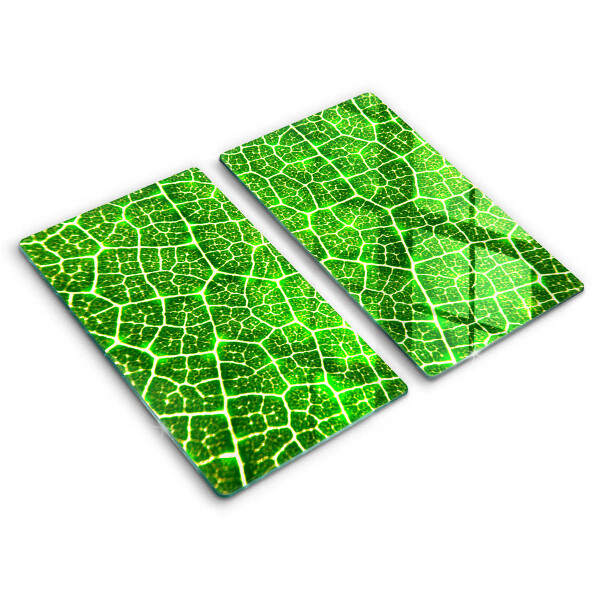 Glass chopping board Leaf structure