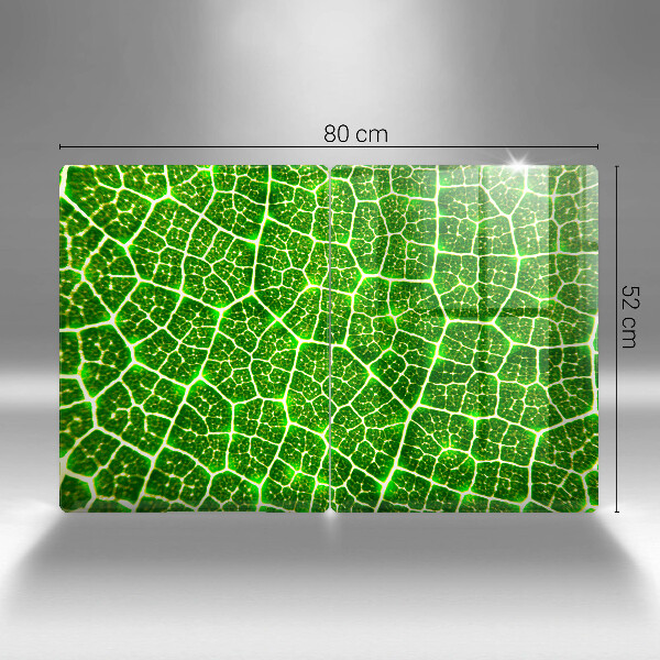 Glass chopping board Leaf structure