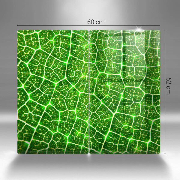 Glass chopping board Leaf structure