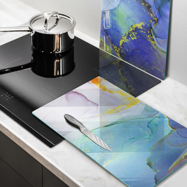 Chopping board Cracked stone gold