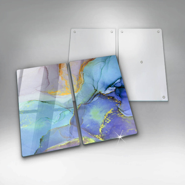 Chopping board Cracked stone gold