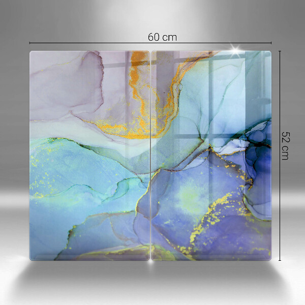 Chopping board Cracked stone gold