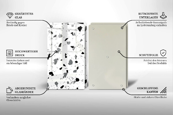 Chopping board Decorative stone gres