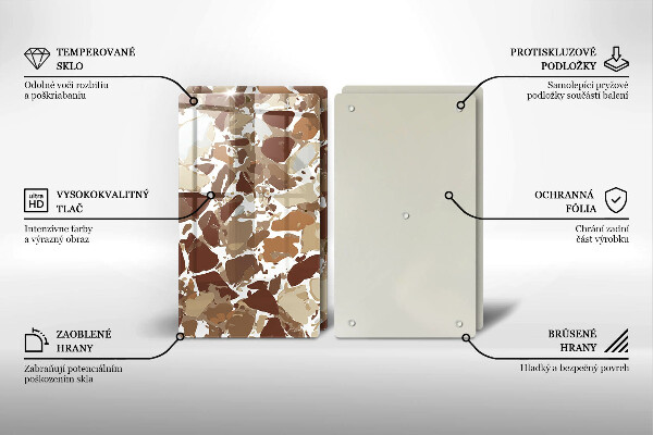 Chopping board Decorative stone stains