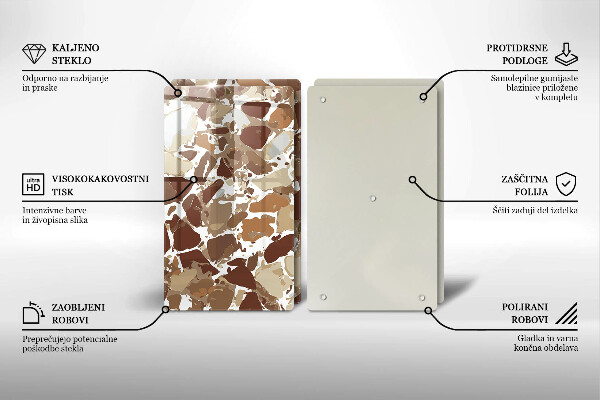 Chopping board Decorative stone stains