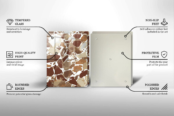 Chopping board Decorative stone stains