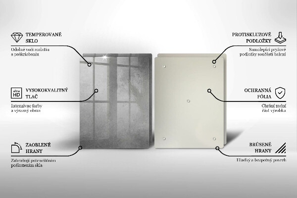 Glass chopping board Concrete texture background