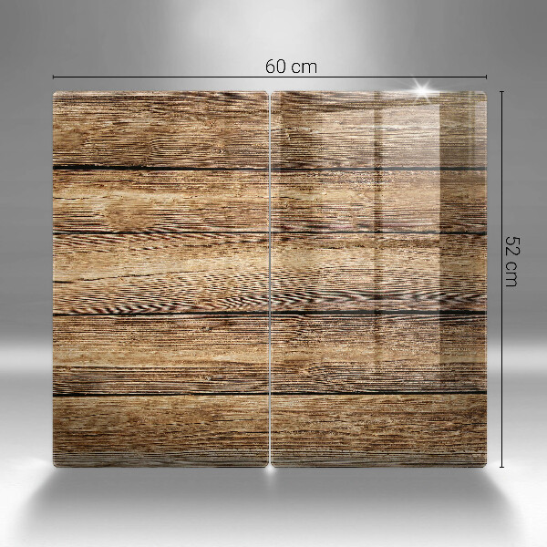 Glass chopping board Wood texture boards
