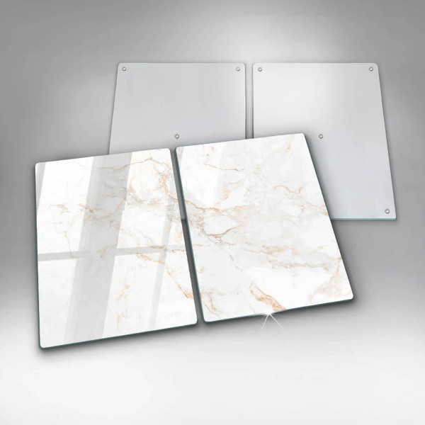 Glass chopping board Elegant stone marble