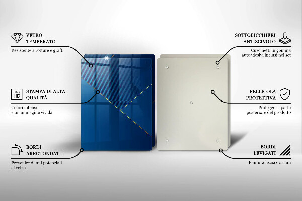 Glass chopping board Modern background