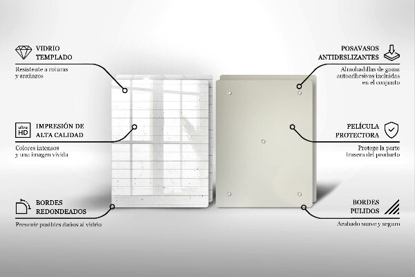 Glass chopping board Modern bright boards
