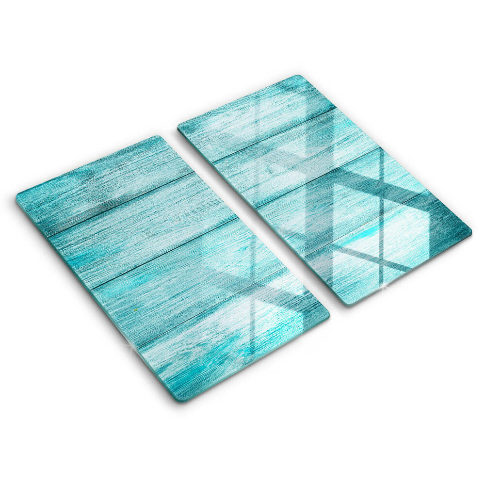 Glass chopping board Vintage wooden boards