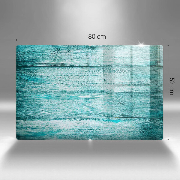 Glass chopping board Vintage wooden boards