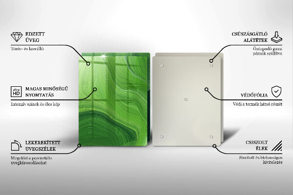 Glass chopping board Abstract texture