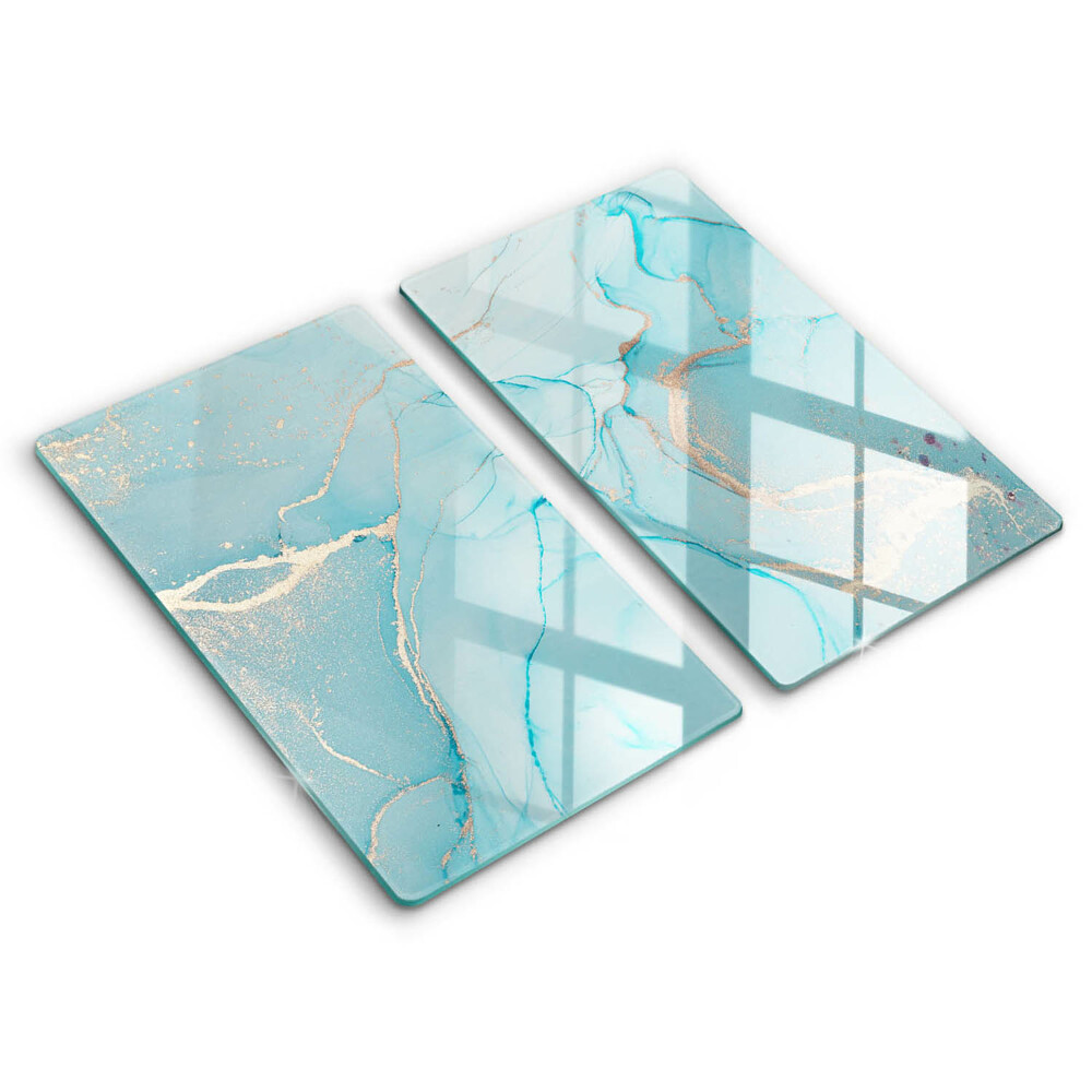 Glass chopping board Abstraction stone