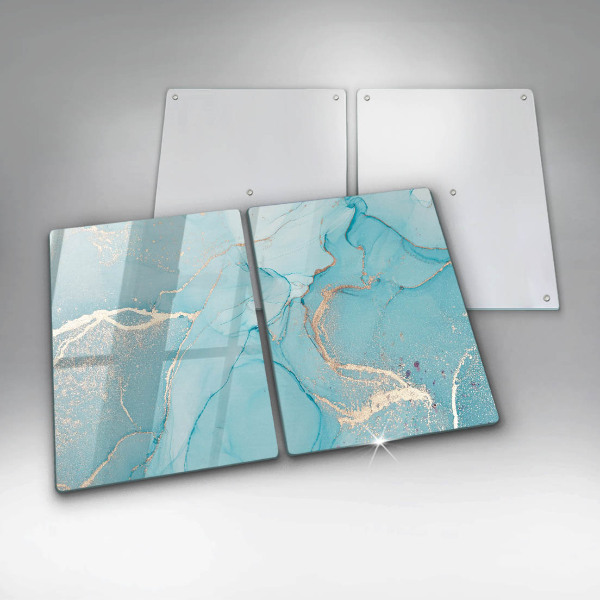Glass chopping board Abstraction stone