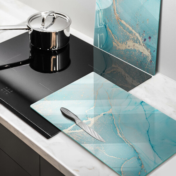 Glass chopping board Abstraction stone