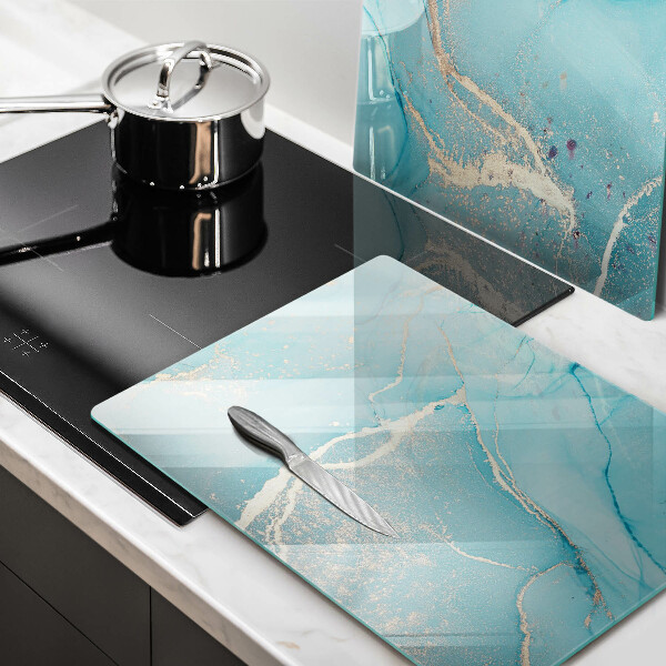 Glass chopping board Abstraction stone