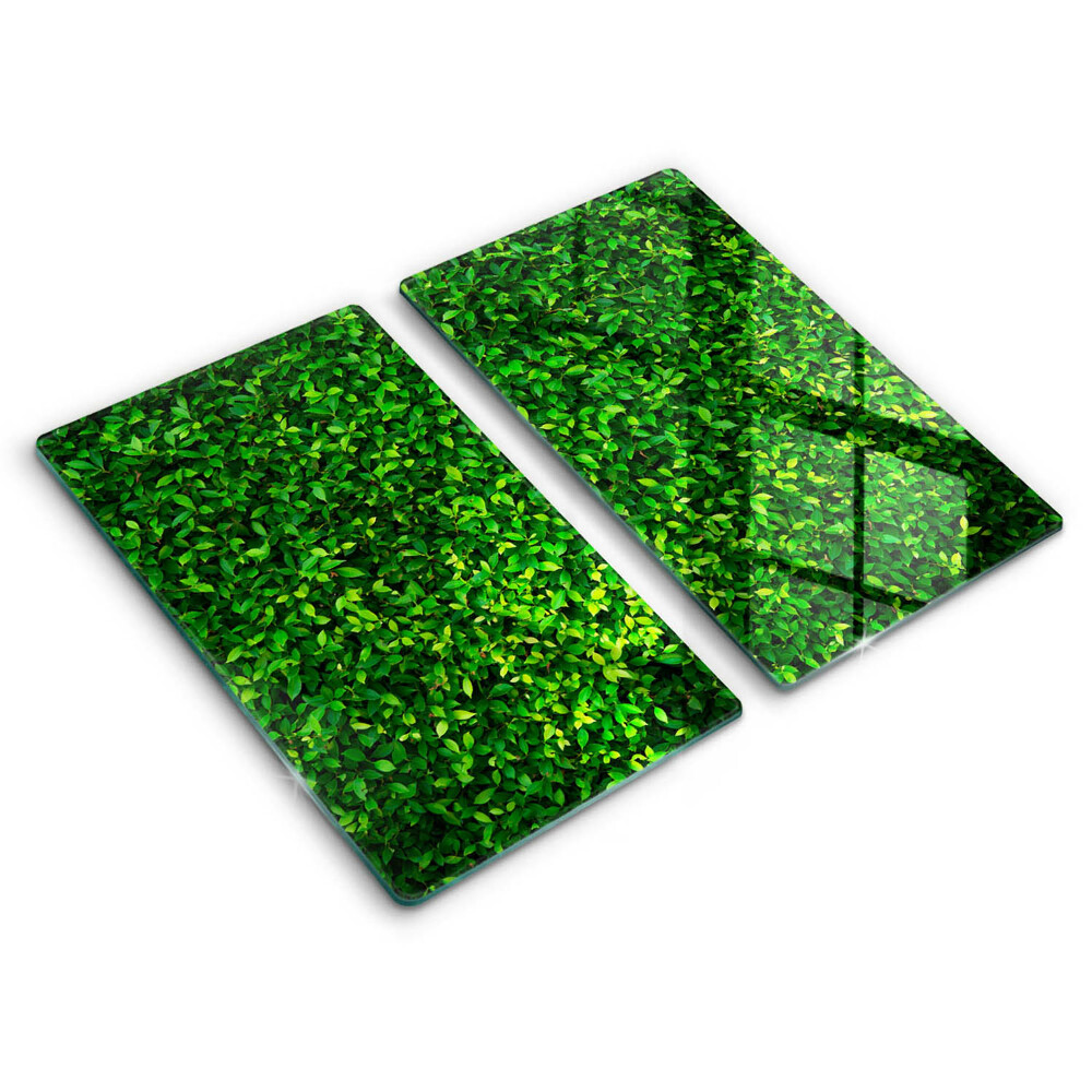 Glass chopping board Plant small leaves