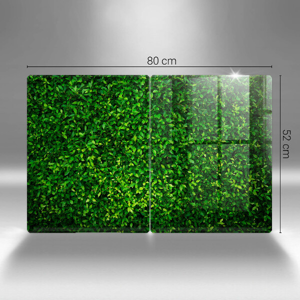 Glass chopping board Plant small leaves