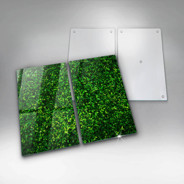 Glass chopping board Plant small leaves