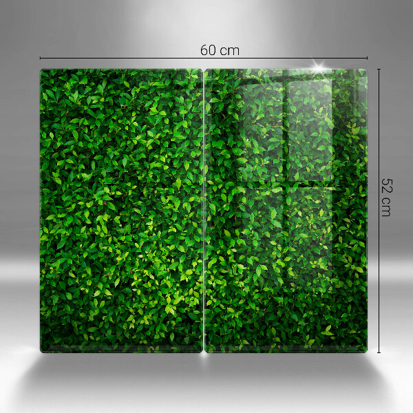 Glass chopping board Plant small leaves