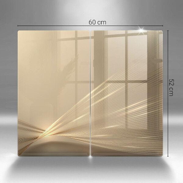 Glass chopping board Modern abstraction