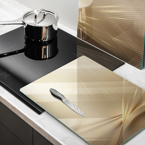Glass chopping board Modern abstraction