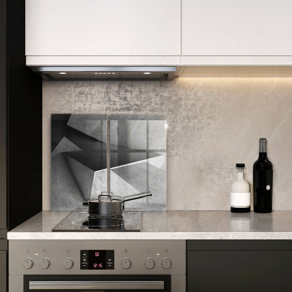 Glass chopping board Concrete abstraction